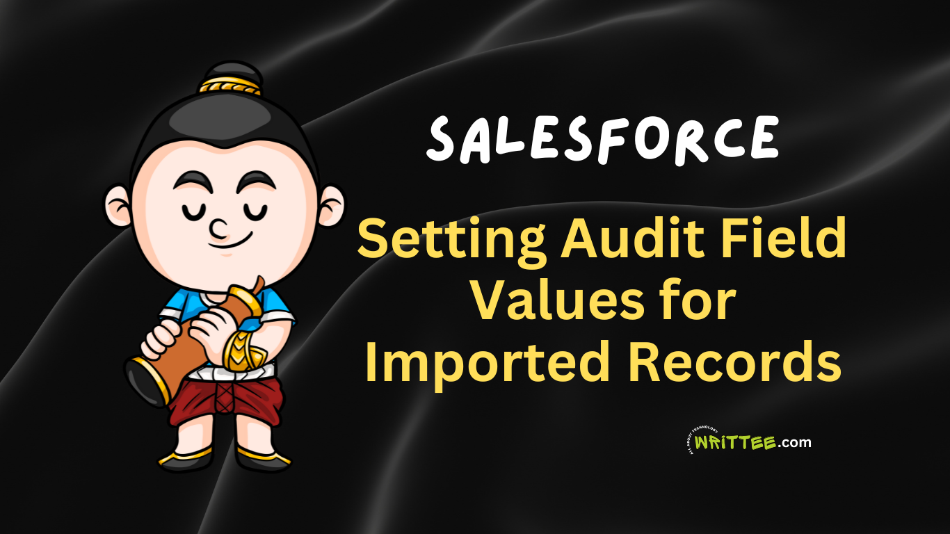 Setting Audit Field Values for Imported Records